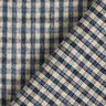 Coat fabric wool blend small check – beige/blue,  thumbnail number 5