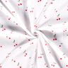 Double Gauze/Muslin watercolour cherries Digital Print – white,  thumbnail number 3