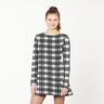 Knitted jacquard check structure – black/white,  thumbnail number 5