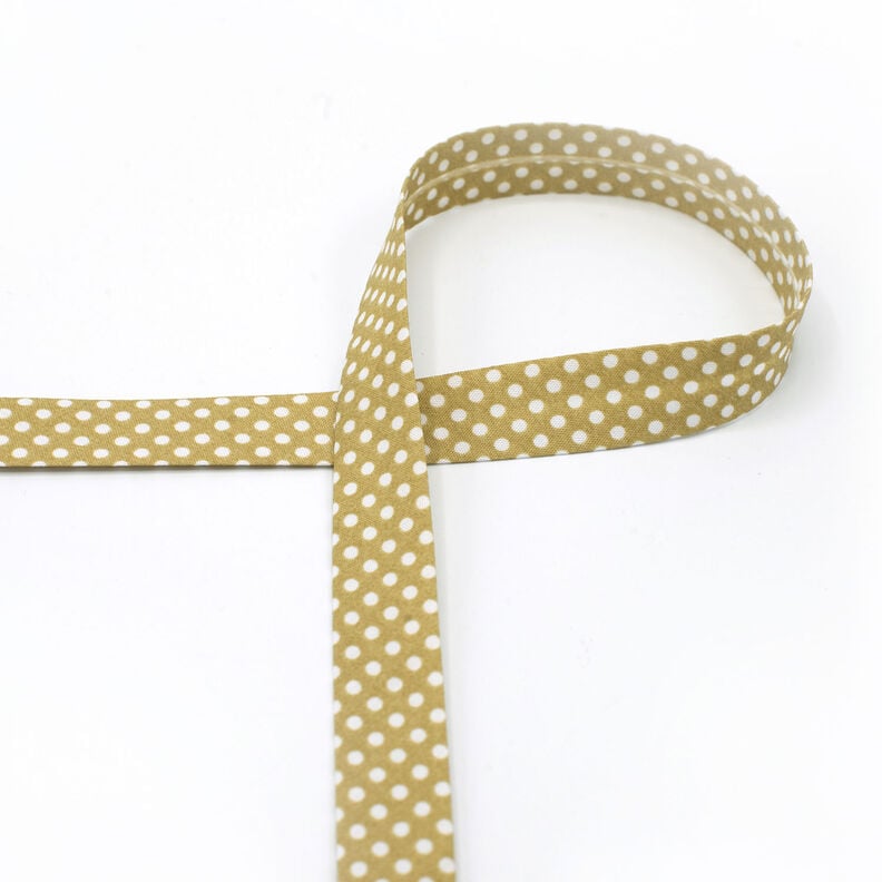 Bias binding Dots [18 mm] – beige,  image number 2