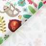 Cotton poplin cockatoo, lion, sloth and co. – white,  thumbnail number 4