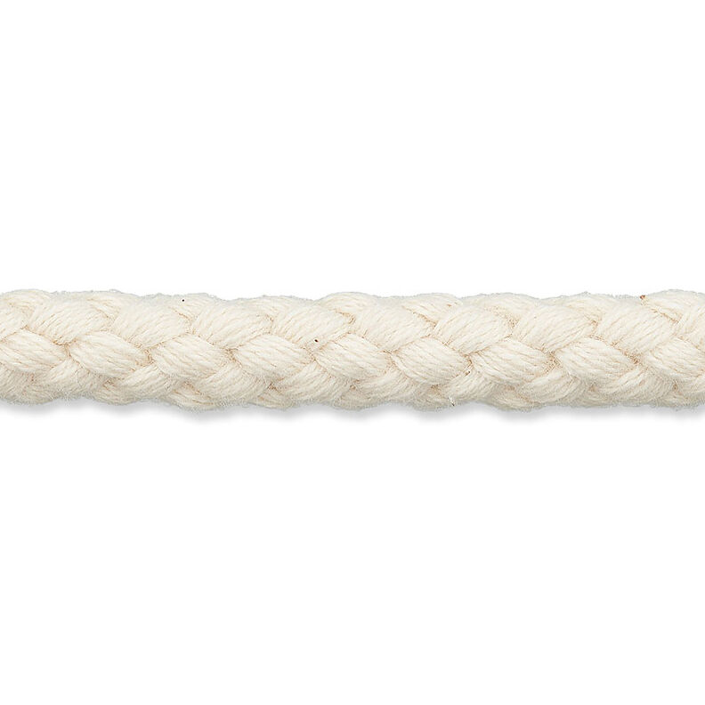 Cotton cord [Ø 7 mm] – light beige,  image number 1