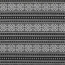 Knitted jacquard Norwegian stripes – light grey/black,  thumbnail number 1