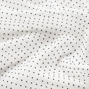 Glitter stripes and dots chiffon – white, 