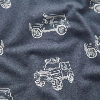 Cotton Jersey Four-by-Four – navy blue, 