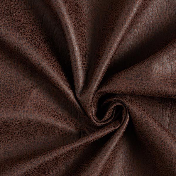 Upholstery Fabric Imitation Leather – dark brown,  image number 1