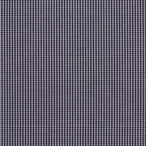 Shirt fabric small check – black/light blue, 
