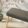 Upholstery Fabric Soft Woven Fabric – dark taupe,  thumbnail number 6