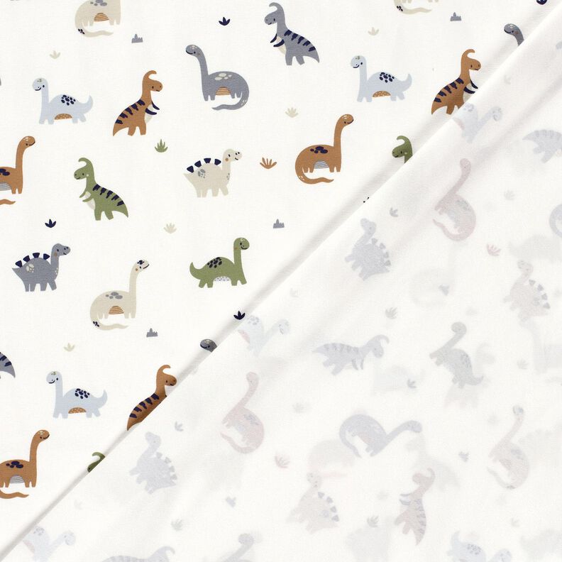 Cotton Jersey happy dinosaurs – ivory/reed,  image number 4