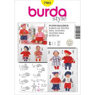 Doll Dresses, Burda 7903, 