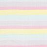 Cosy Fleece Pastel rainbow stripes – light yellow/pink,  thumbnail number 1