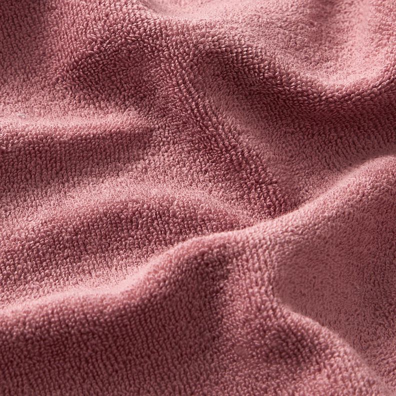 Towelling Fabric Stretch Plain – pale berry,  image number 2