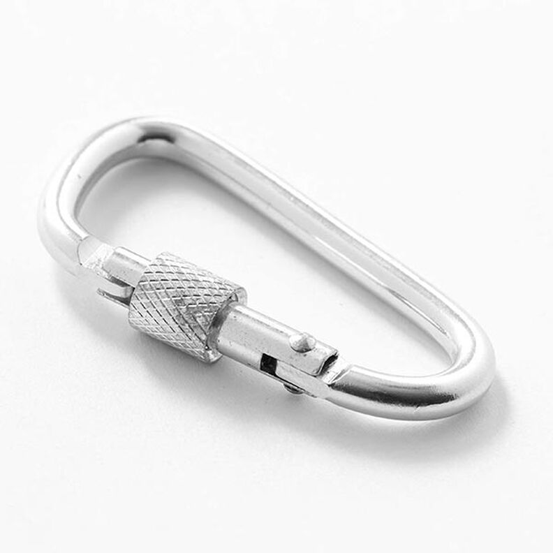 Carabiner – silver metallic,  image number 2