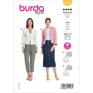 Jacket  | Burda 5897 | 34-44, 