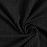 GOTS Triple-Layer Cotton Muslin – black,  thumbnail number 1