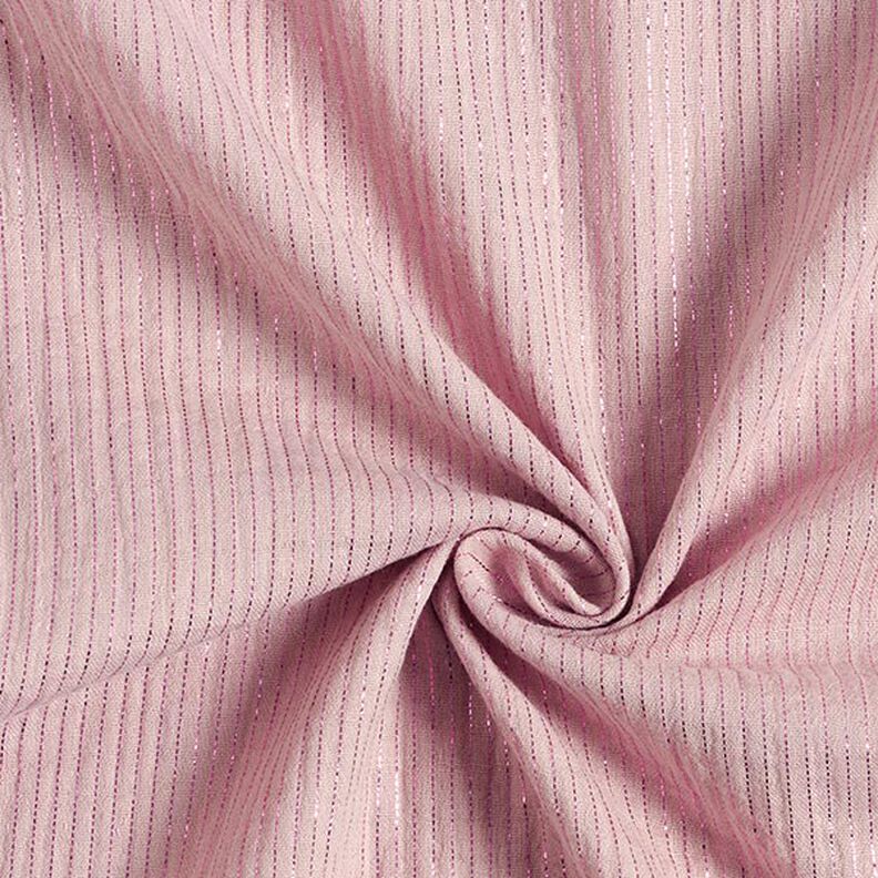 Shimmer Stripes Cotton Muslin – pink,  image number 4
