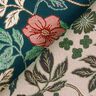 Decor Fabric Jacquard vintage flowers – petrol/dark red,  thumbnail number 4