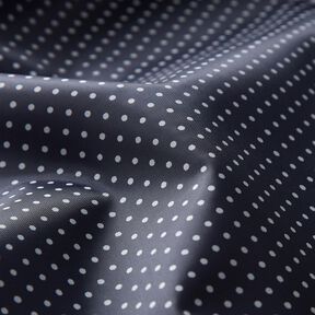 Polka dot lining fabric – navy blue/white, 