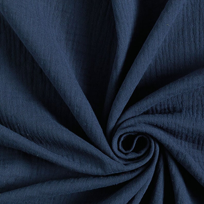 Double Gauze/Muslin – navy blue, image number 1