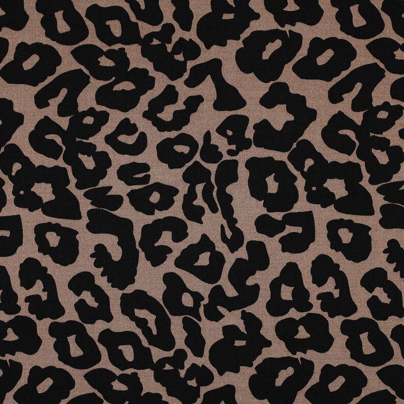 Viscose Stretch leopard print | Poppy Fabrics – brown, image number 1