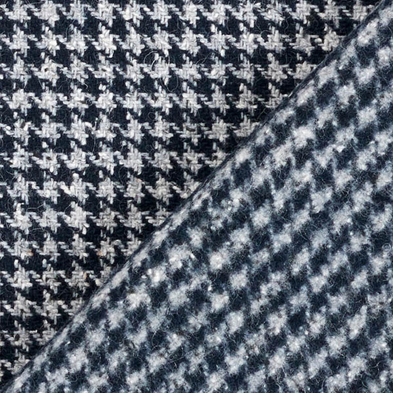 Gingham Check Coating Fabric – navy blue,  image number 4