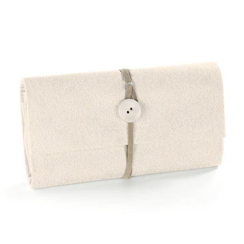 Felt 90 cm / 1 mm thick – light beige,  image number 4