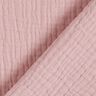 GOTS Triple-Layer Cotton Muslin – light dusky pink,  thumbnail number 5