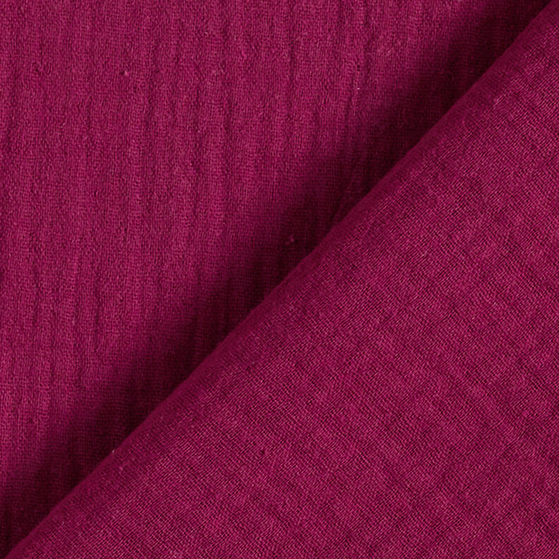 Double Gauze/Muslin – burgundy,  image number 4