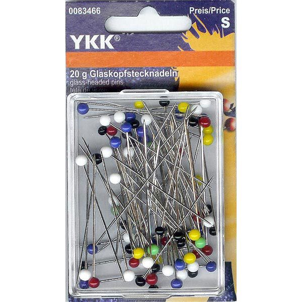 Glass head pins long [20 g] | YKK,  image number 1