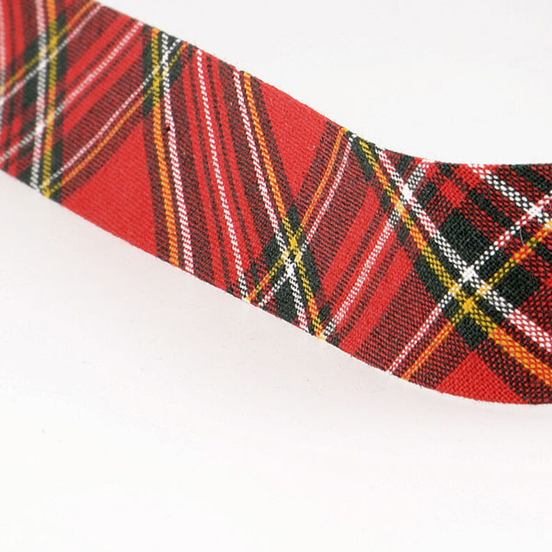 Bias binding Tartan [20 mm] – red,  image number 2