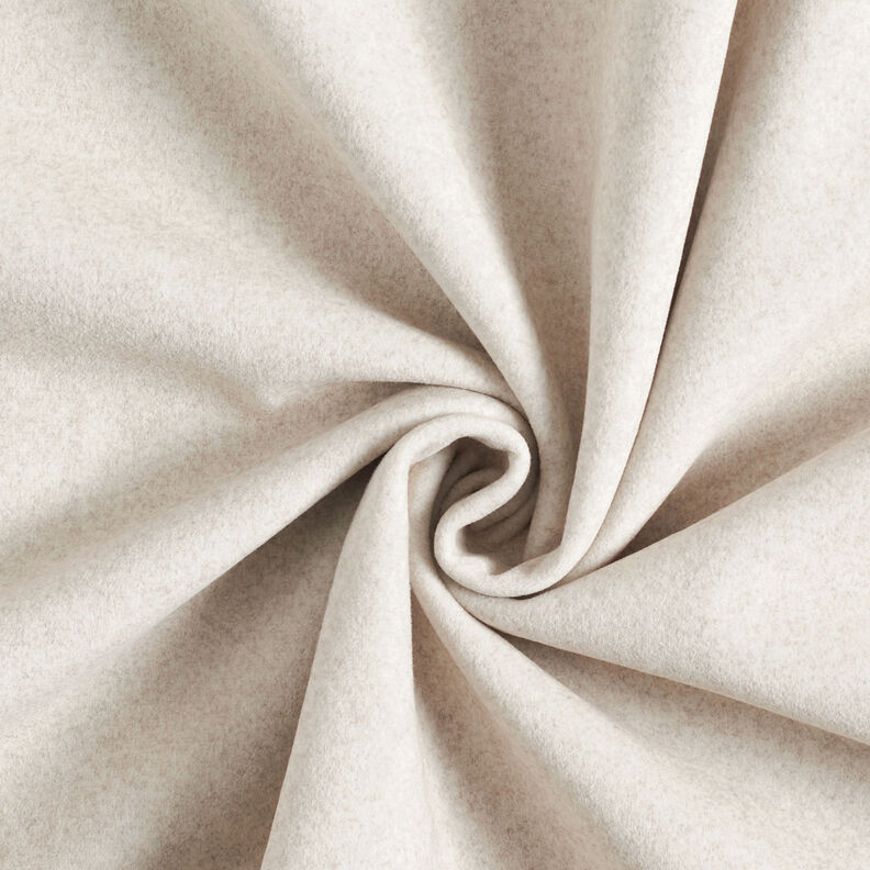 Thermal curtain fabric fine blend – natural | Remnant 50cm,  image number 1