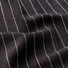 Viscose-linen blend wide pinstripes – black,  thumbnail number 2