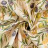 Decorative fabric, half panama olive branches, recycled – light beige,  thumbnail number 3