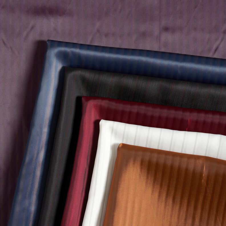 Satin lining shadow stripe – burgundy,  image number 5