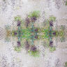 GOTS Cotton Jersey scattered mosaic | TCC x LOOKS by Wolfgang Joop – apple green/dark beige,  thumbnail number 1