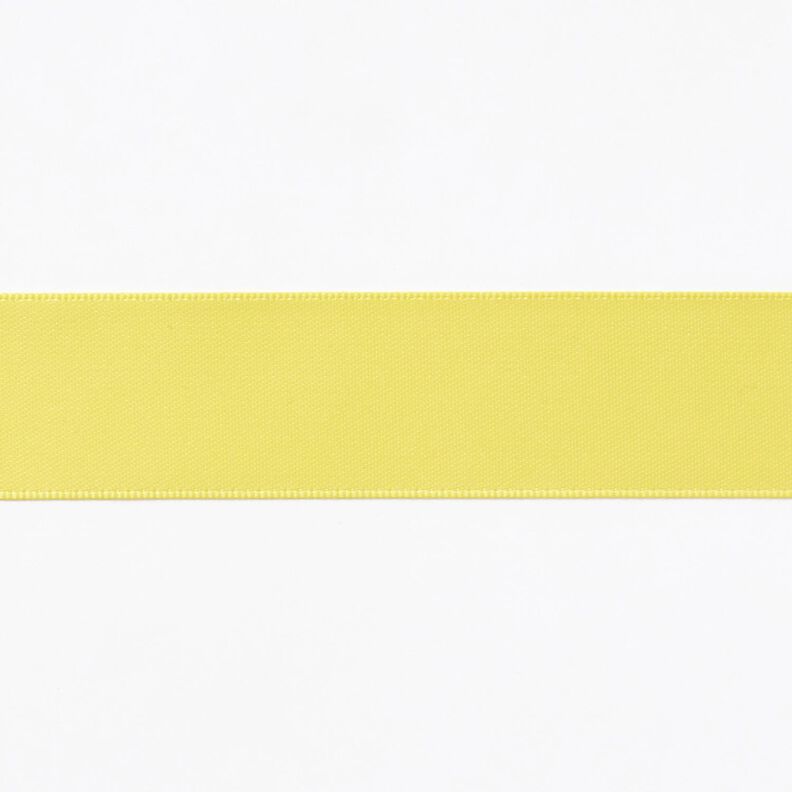 Satin Ribbon [25 mm] – lemon yellow,  image number 1