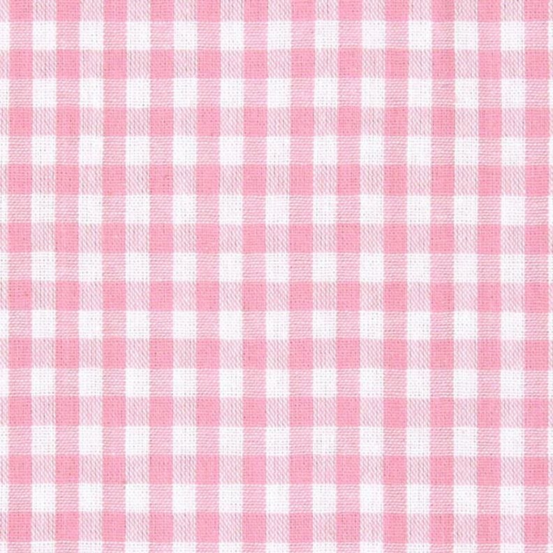 Cotton Vichy - 0,5 cm – pink,  image number 1