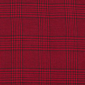 viscose fabric Glen Plaid – chili, 