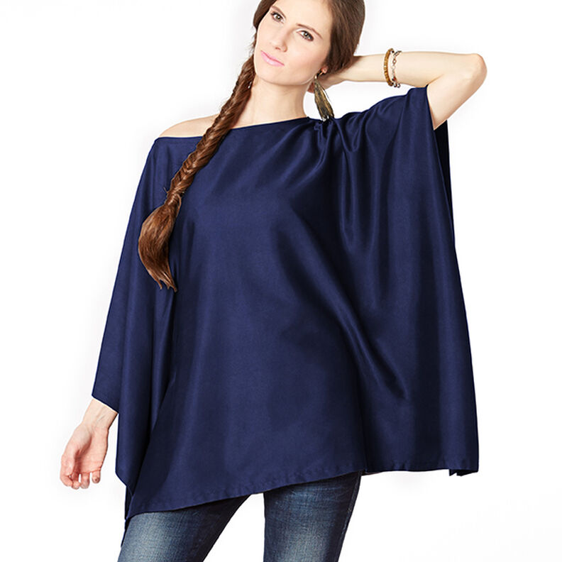 Viscose Blend Shimmer Shine – navy blue,  image number 6