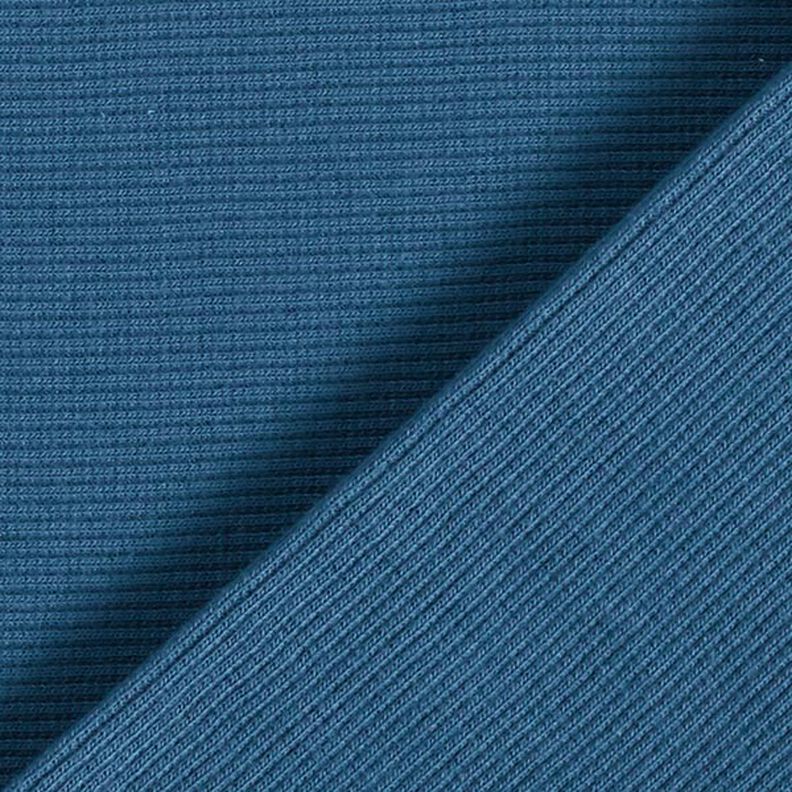 GOTS 2x2 Ribbing | Tula – denim blue,  image number 3