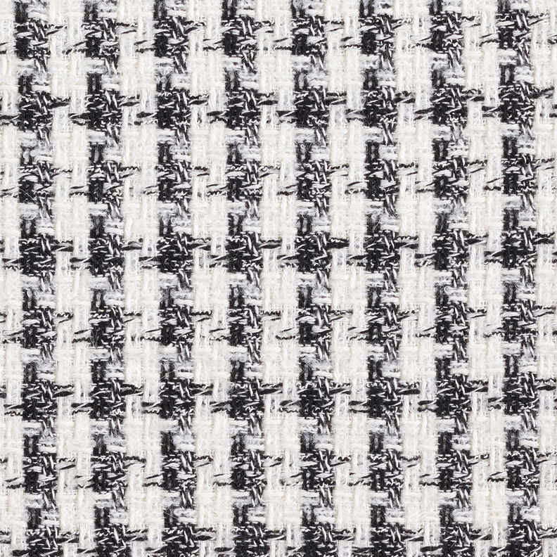Houndstooth bouclé – black/white,  image number 1