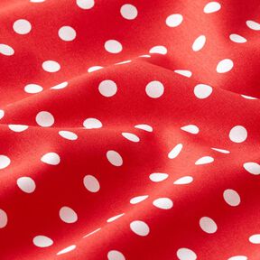 Cotton Poplin Large Dots – red/white, 