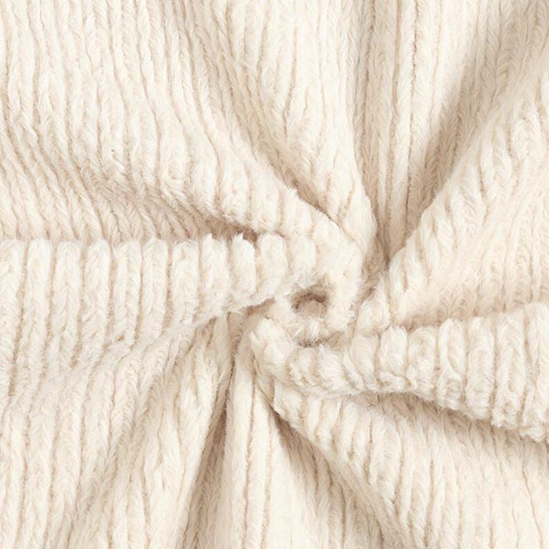 cable knit faux fur – natural,  image number 3