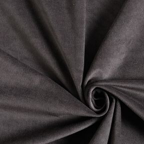 Stretchy fine corduroy – dark grey, 