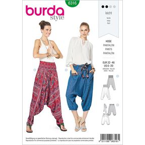 Trousers, Burda 6316 | 32 - 46, 