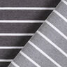 Viscose stretch with glitter stripes – black/white,  thumbnail number 4