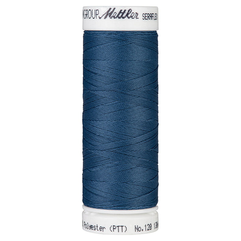Seraflex Stretch Sewing Thread (0698) | 130 m | Mettler – denim blue,  image number 1