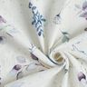 Double Gauze/Muslin Watercolor eucalyptus branches – offwhite/aqua blue,  thumbnail number 3