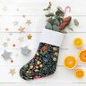 Decor Fabric Tapestry Fabric Small flowers – black,  thumbnail number 8