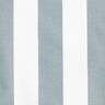 awning fabric Wide Stripes – light grey/white,  thumbnail number 1